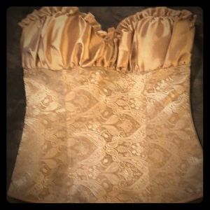 Gold corset